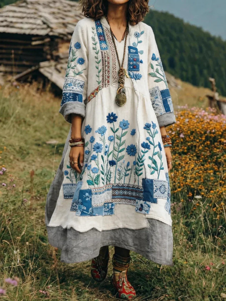 Lara | Elegant Floral Print Dress
