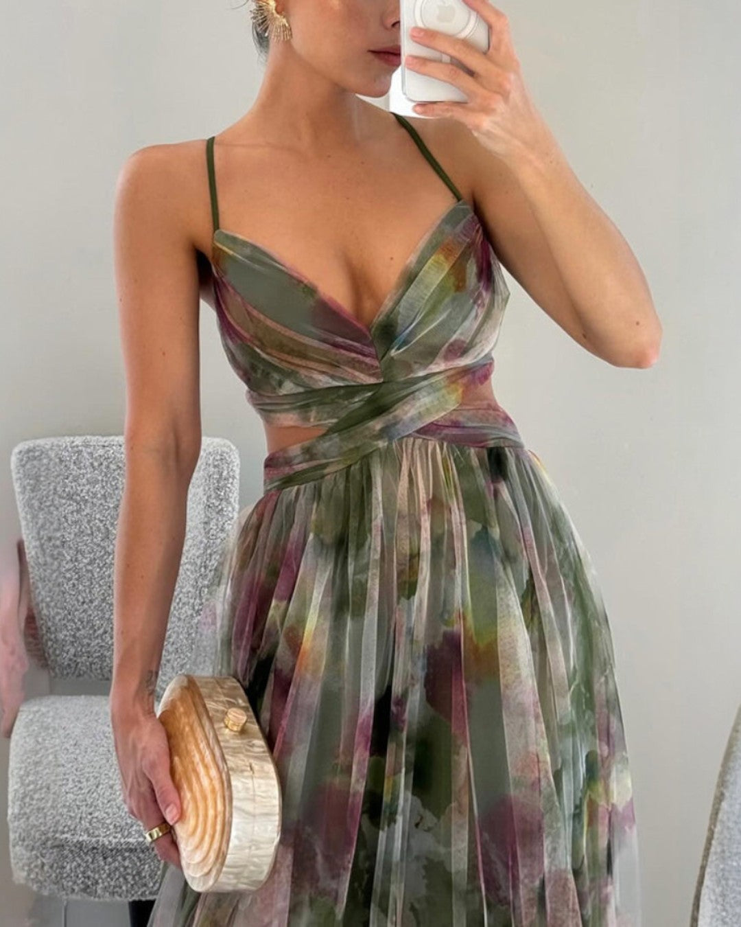 Bella | Elegant Floral Maxi Dress