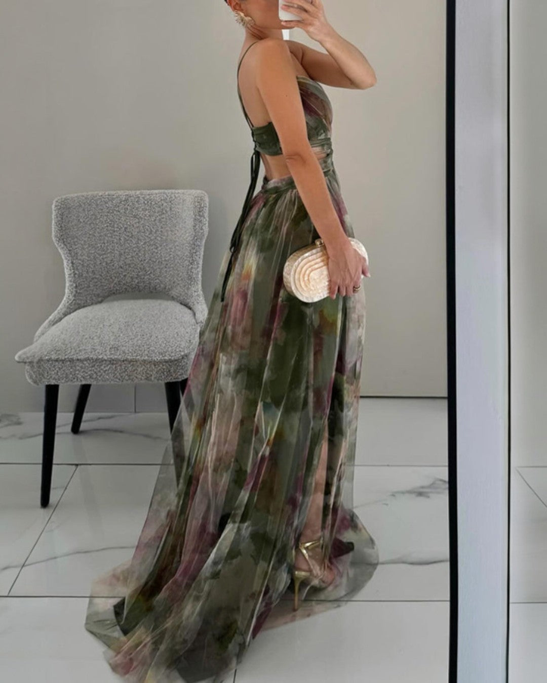 Bella | Elegant Floral Maxi Dress