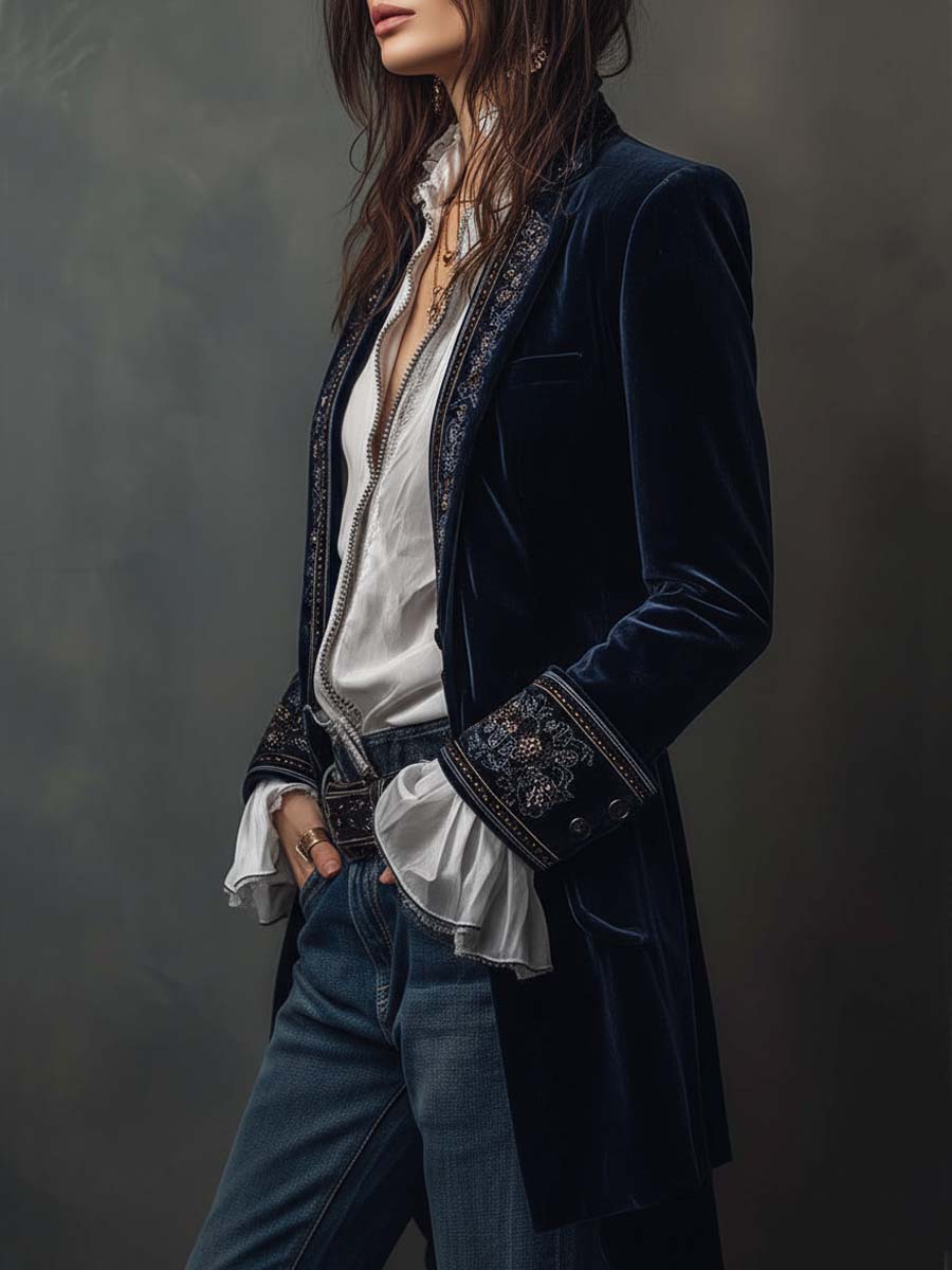 Erica | Long Vintage Jacket