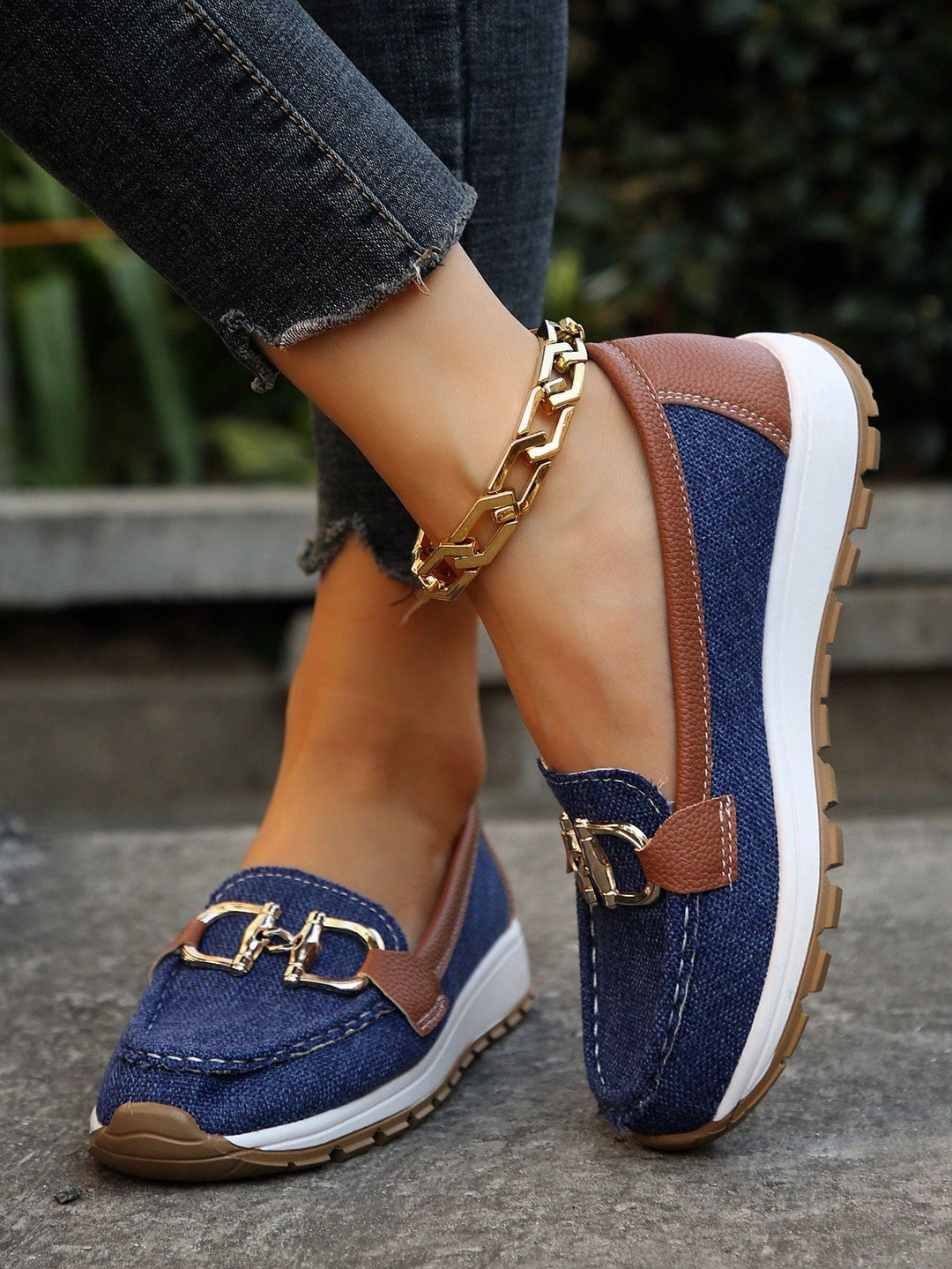 Ellie - Flat Buckle Loafers