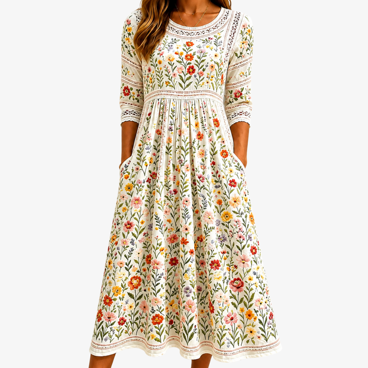 Grace | Wildflower Midi Dress