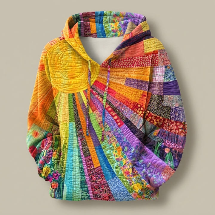 Amanda | Colourful Hooded Jumper