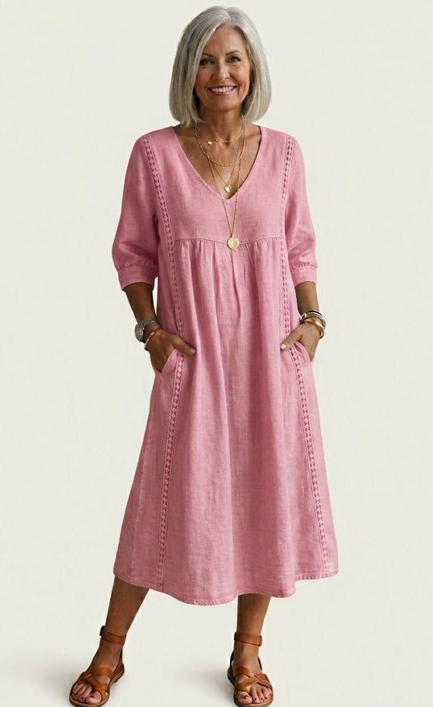 BARBARA | ELEGANT A-LINE MAXI DRESS