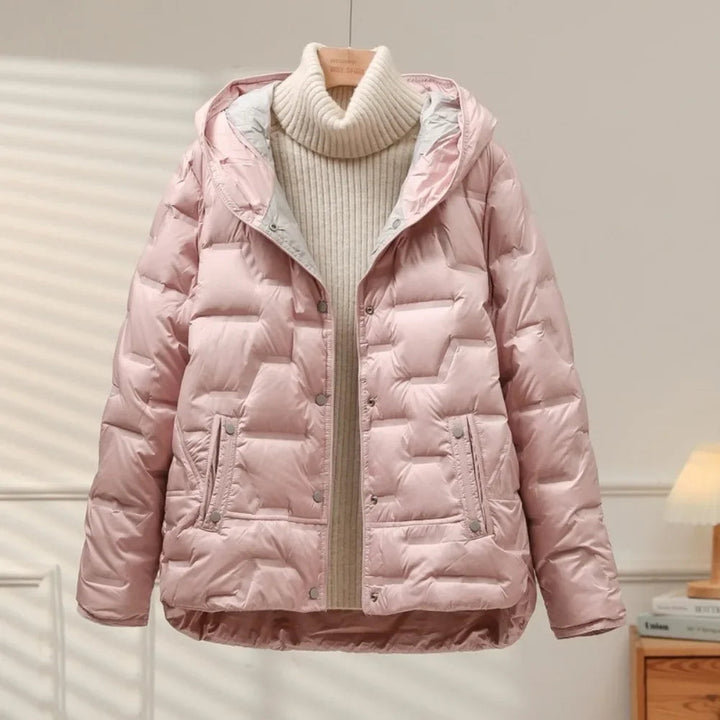 Quilted Winter Jacket | With Hood and Zip