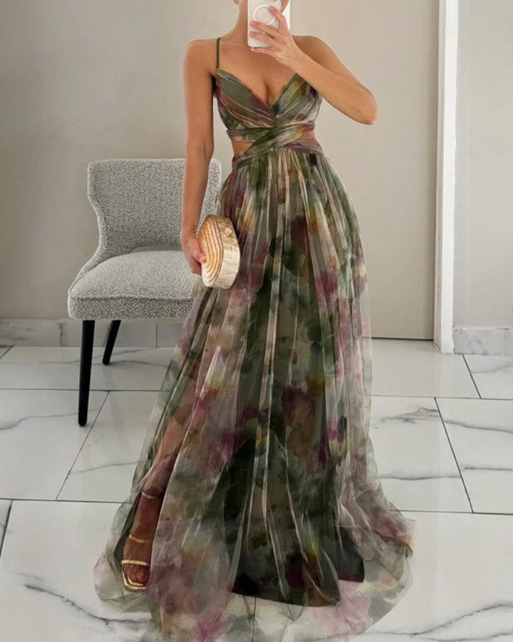 Bella | Elegant Floral Maxi Dress