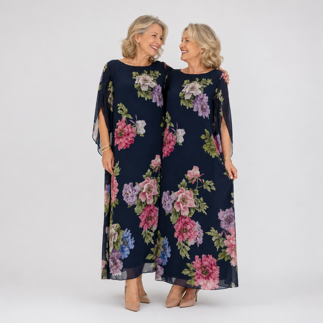 PAMELA | MIDNIGHT BLOOM MAXI DRESS