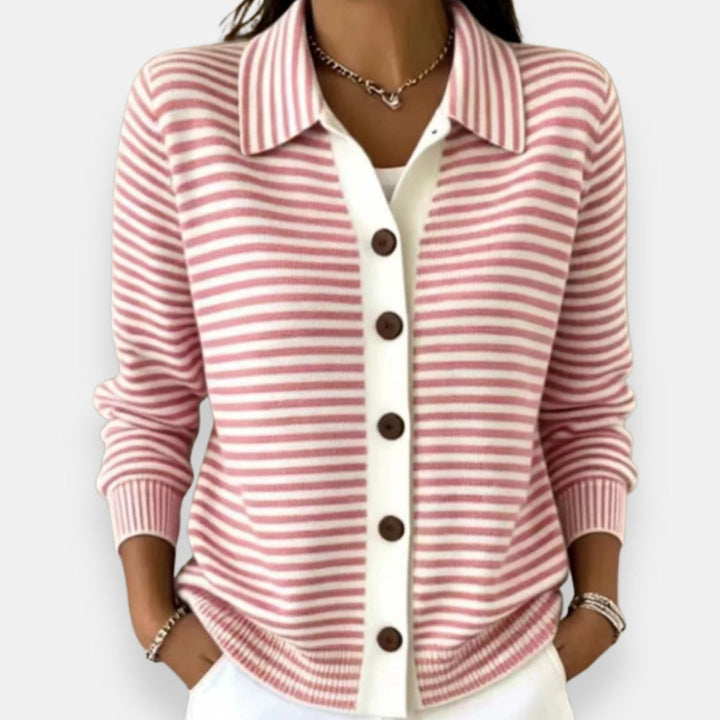 Lesley | Classic Striped Cardigan