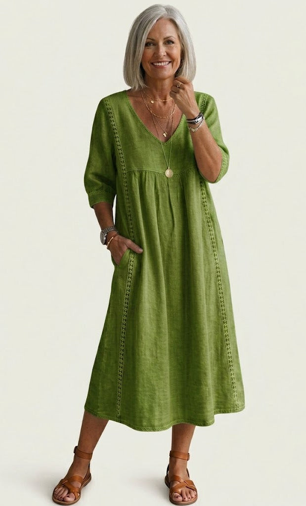 BARBARA | ELEGANT A-LINE MAXI DRESS