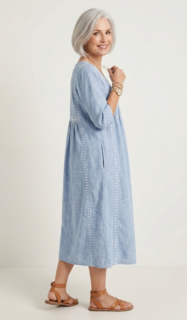 BARBARA | ELEGANT A-LINE MAXI DRESS