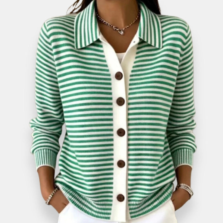 Lesley | Classic Striped Cardigan