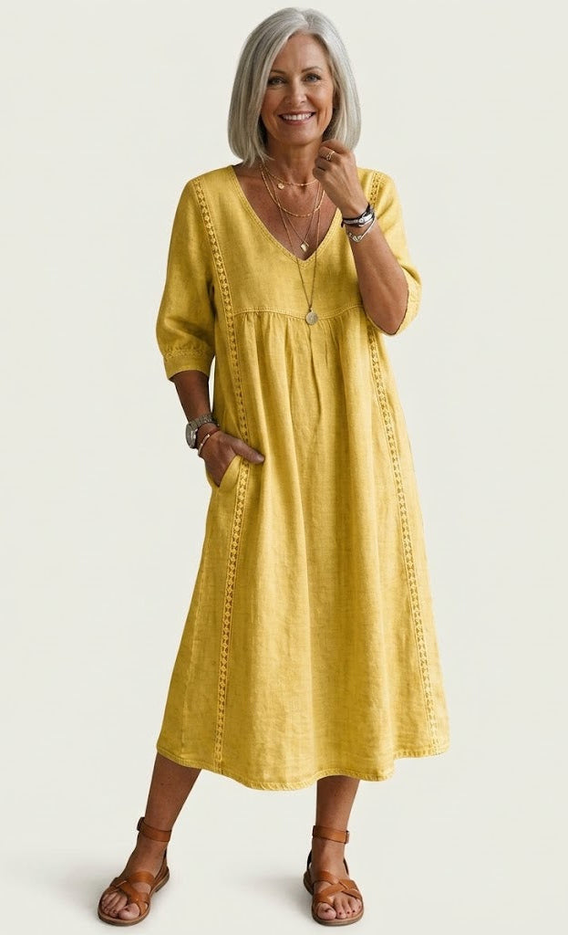 BARBARA | ELEGANT A-LINE MAXI DRESS