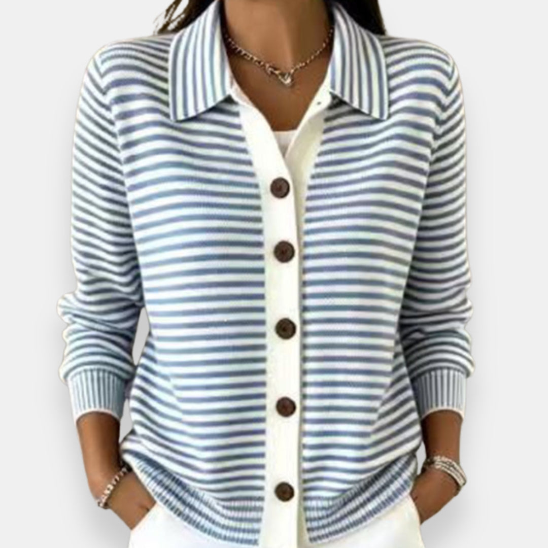 Lesley | Classic Striped Cardigan