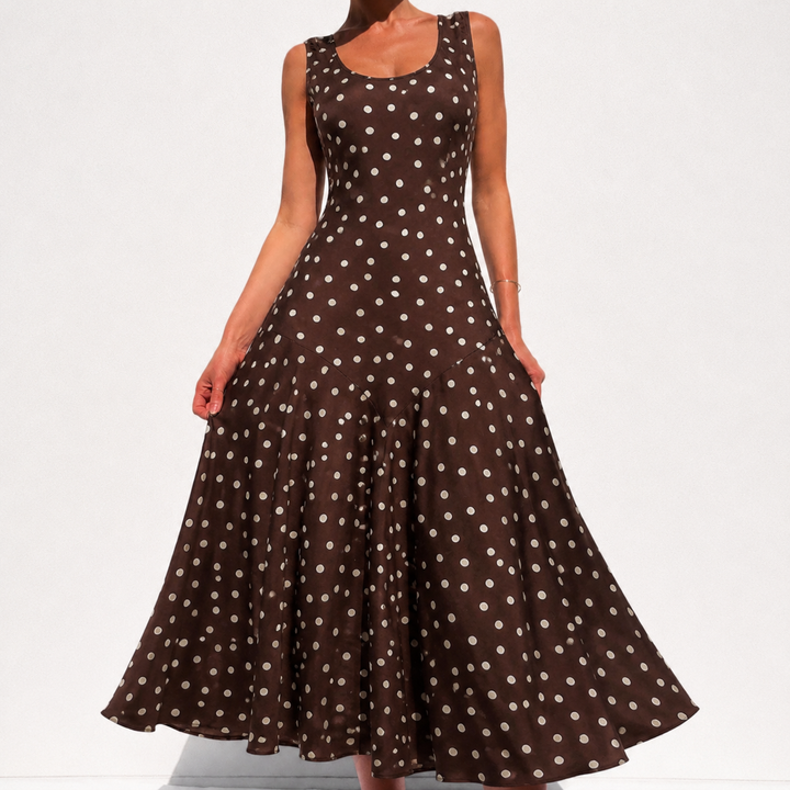 Colette Polka Dot Maxi Dress - view 1