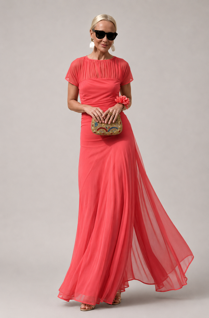 JEAN | CHIFFON MAXI DRESS