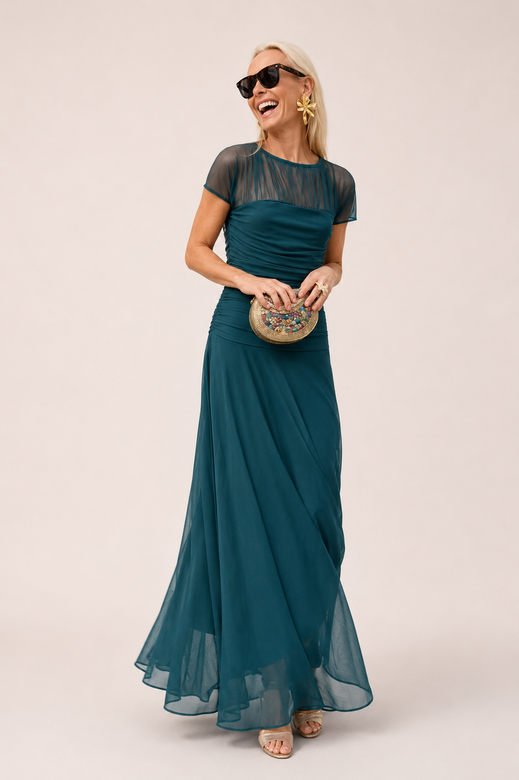 JEAN | CHIFFON MAXI DRESS