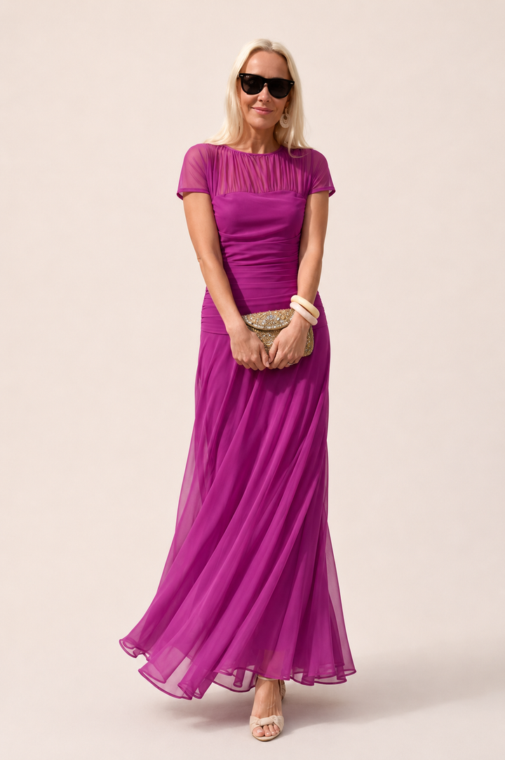 JEAN | CHIFFON MAXI DRESS