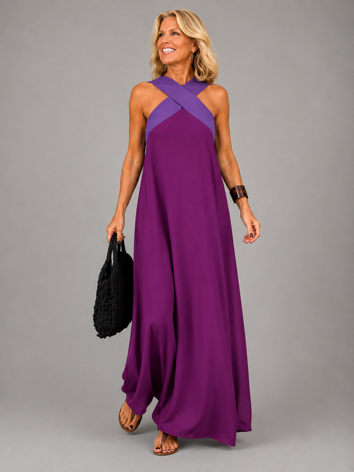 VALERIE | CROSS-OVER MAXI DRESS