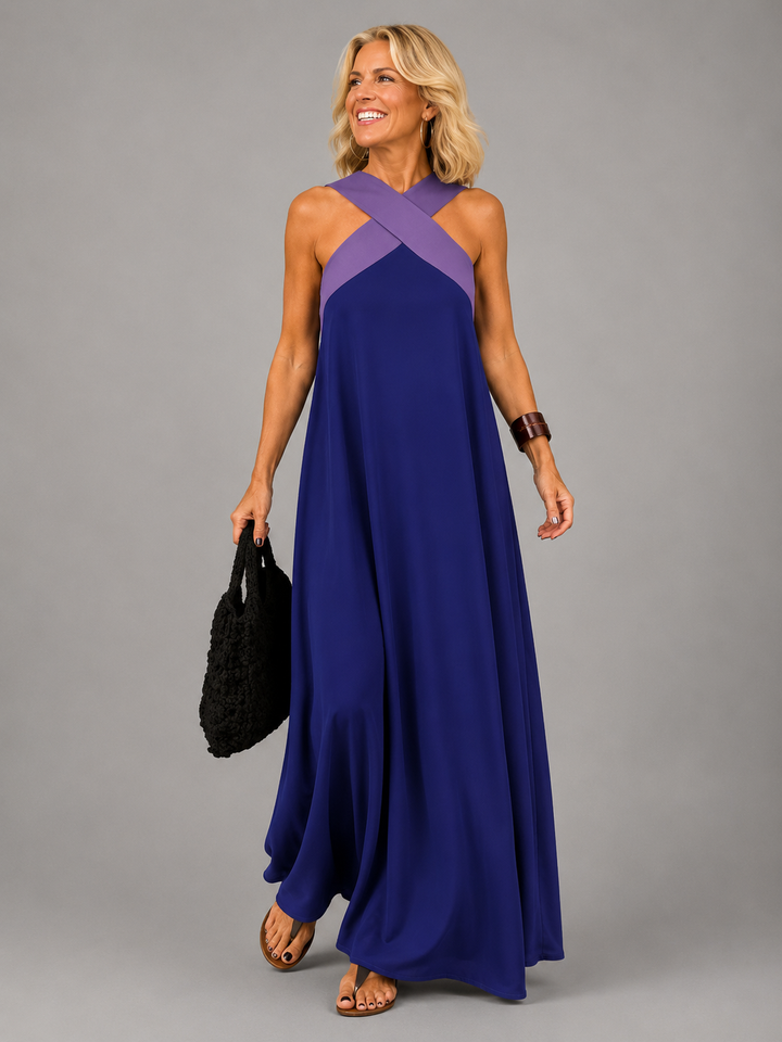 VALERIE | CROSS-OVER MAXI DRESS