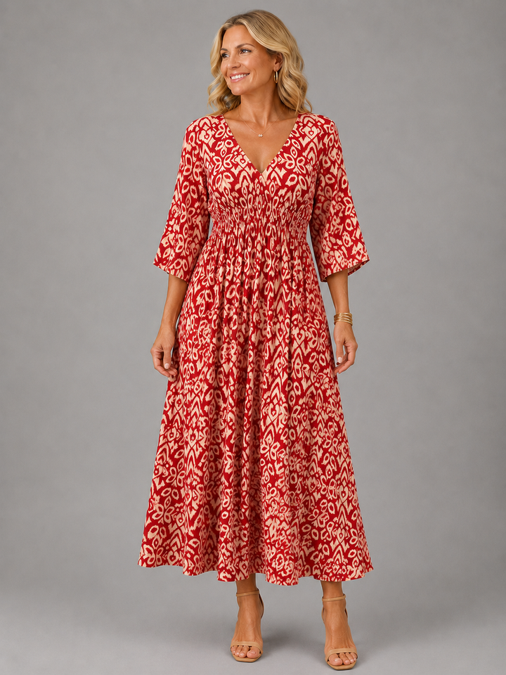 MARGARET | BOHEMIAN FLOW MIDI DRESS