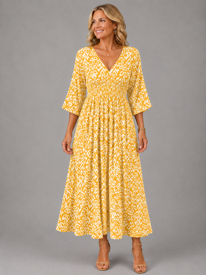 MARGARET | BOHEMIAN FLOW MIDI DRESS