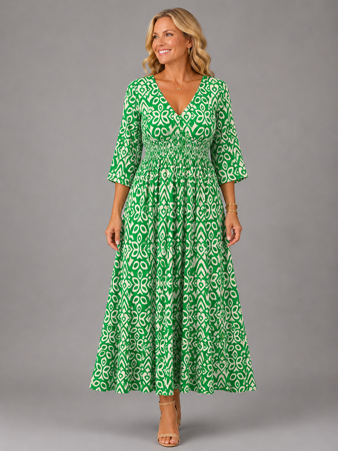 MARGARET | BOHEMIAN FLOW MIDI DRESS