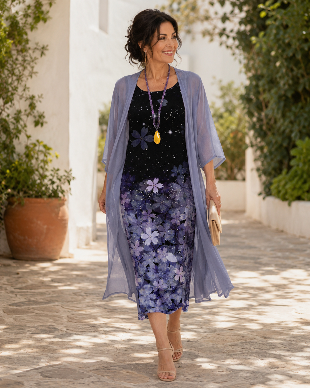 Antoinette | Floral Layered Two-Piece Set