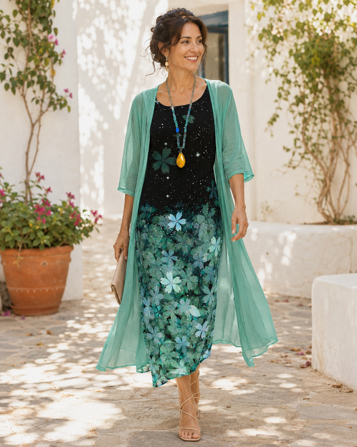 Antoinette | Floral Layered Two-Piece Set