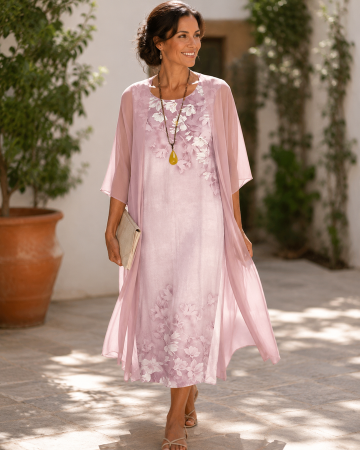 Giselle | Floral Layered Two-Piece Set