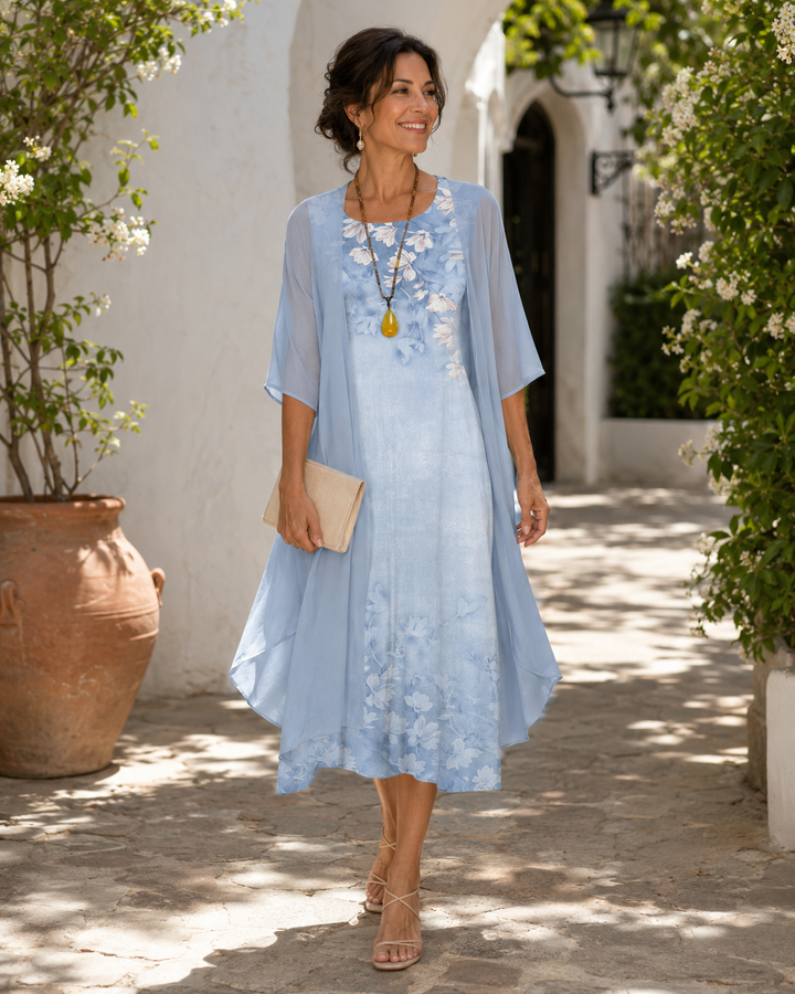 Giselle | Floral Layered Two-Piece Set