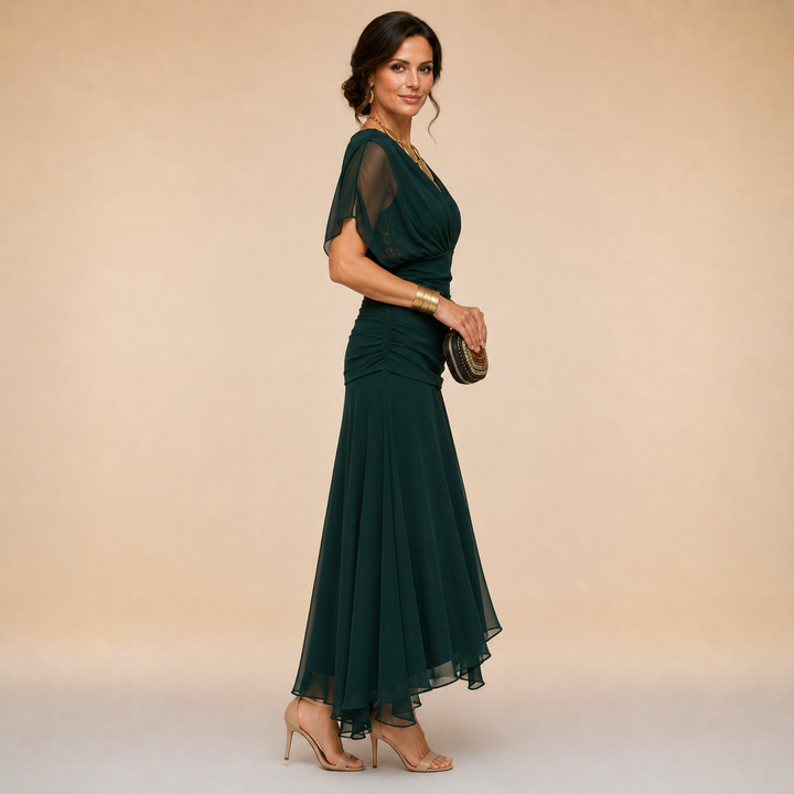 Camille Flowing V-Neck Maxi Dress - detail 2