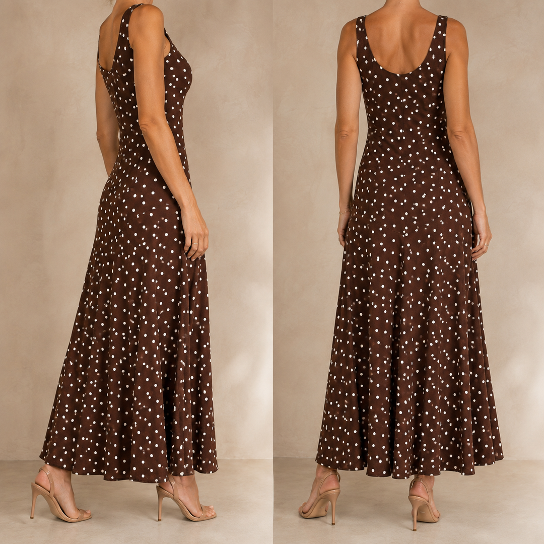 Colette Polka Dot Maxi Dress - view 2