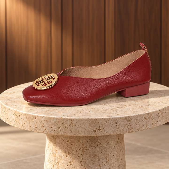 Orchard | Elegant Square Toe Flats