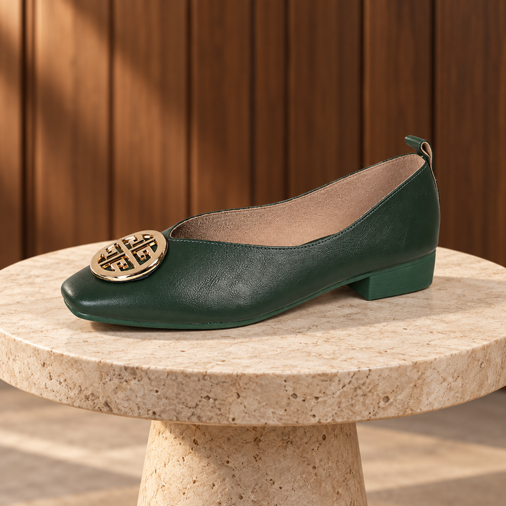 Orchard | Elegant Square Toe Flats