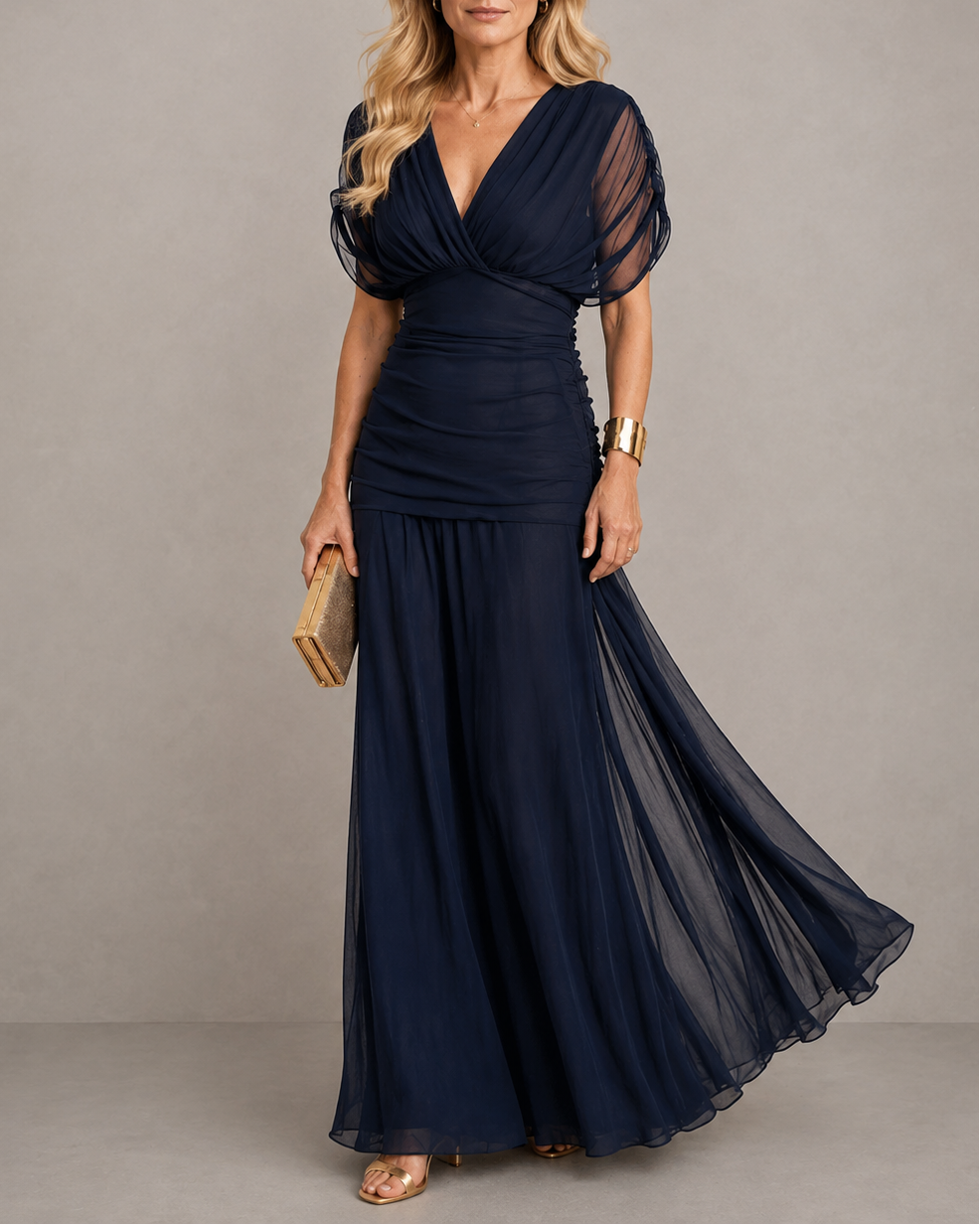 Willow | Elegant Chiffon Maxi Dress