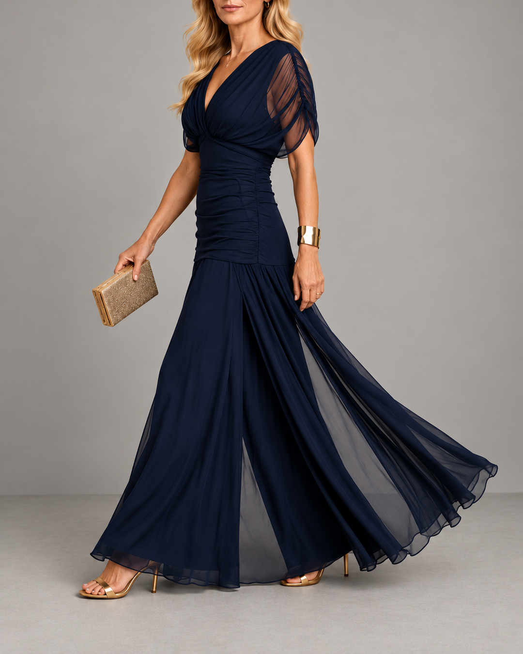 Willow | Elegant Chiffon Maxi Dress
