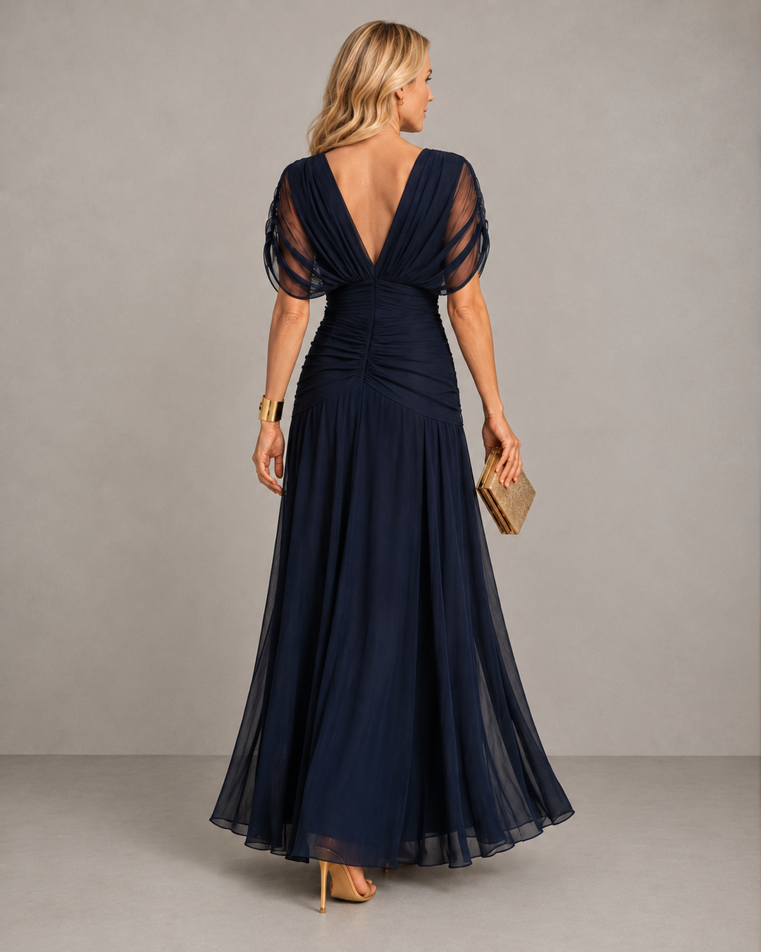 Willow | Elegant Chiffon Maxi Dress