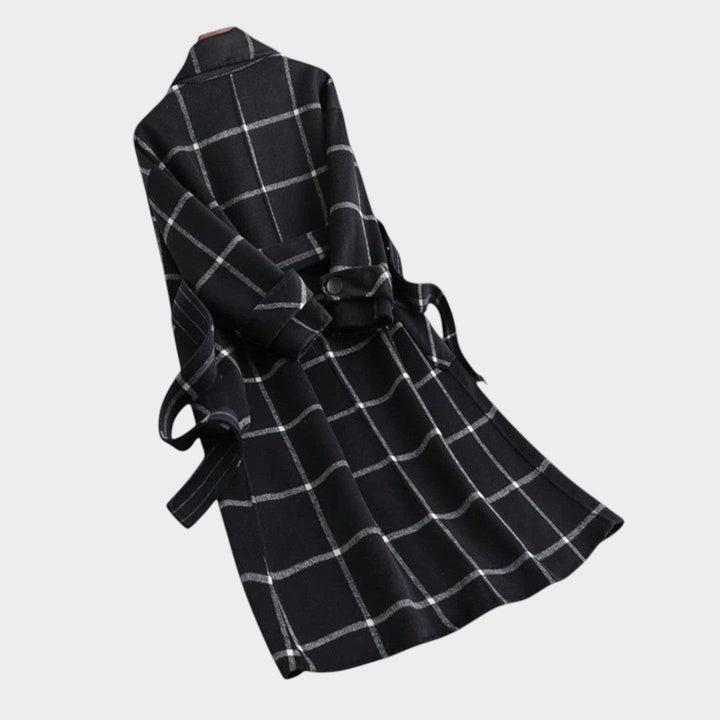 Adriana | Classic Check Autumn Coat