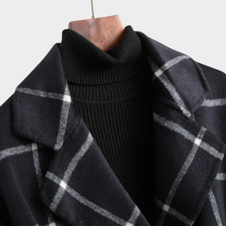 Adriana | Classic Check Autumn Coat
