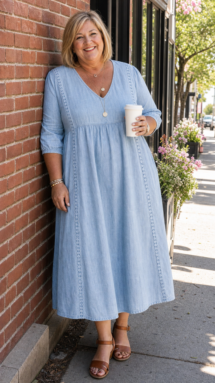 BARBARA | ELEGANT A-LINE MAXI DRESS