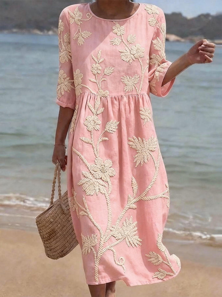 Kerry | Embroidered Vintage Dress