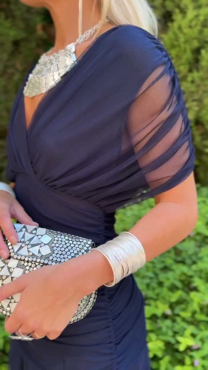 Avery | Elegant Blue Dress
