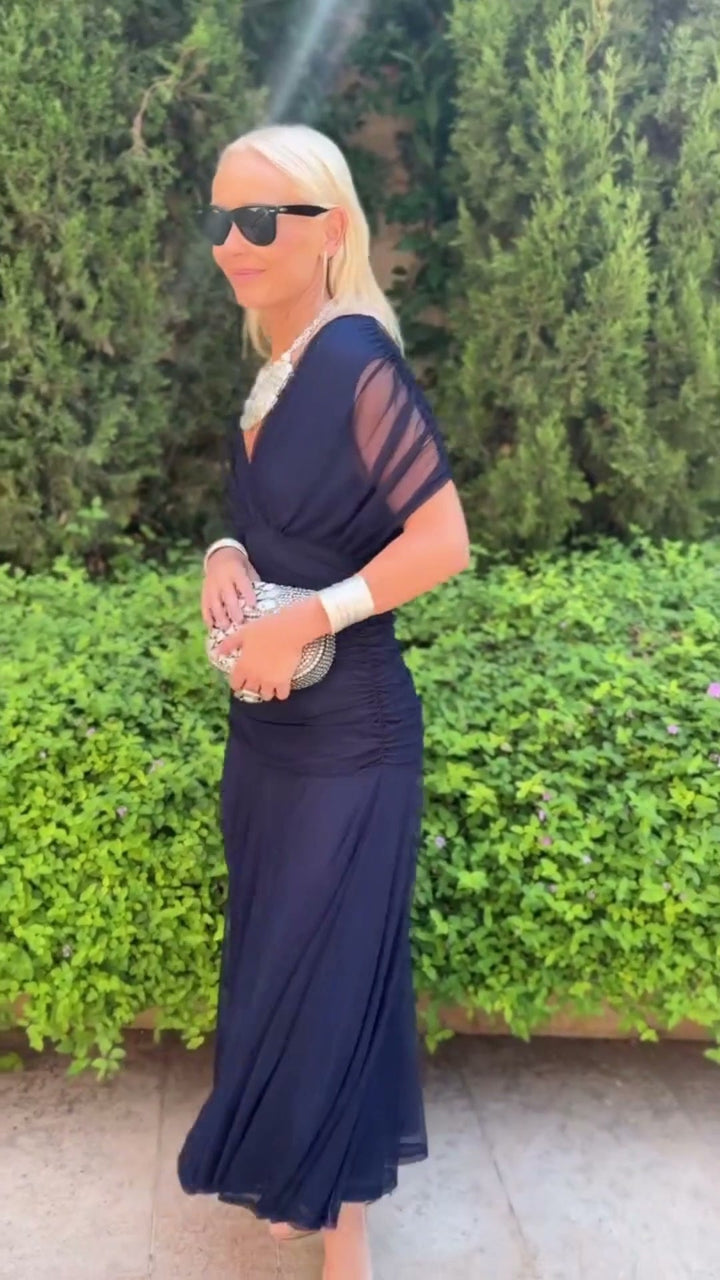 Avery | Elegant Blue Dress