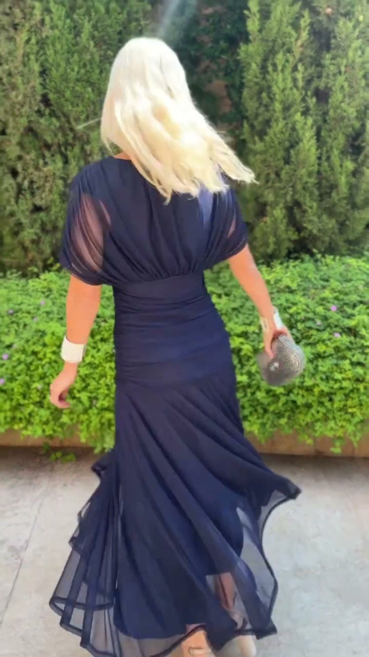 Avery | Elegant Blue Dress