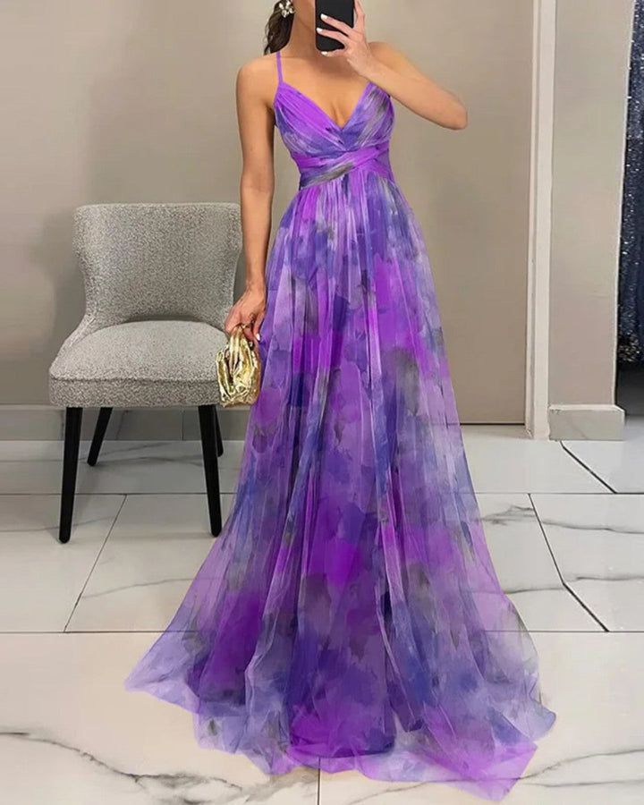 Bella | Elegant Floral Maxi Dress