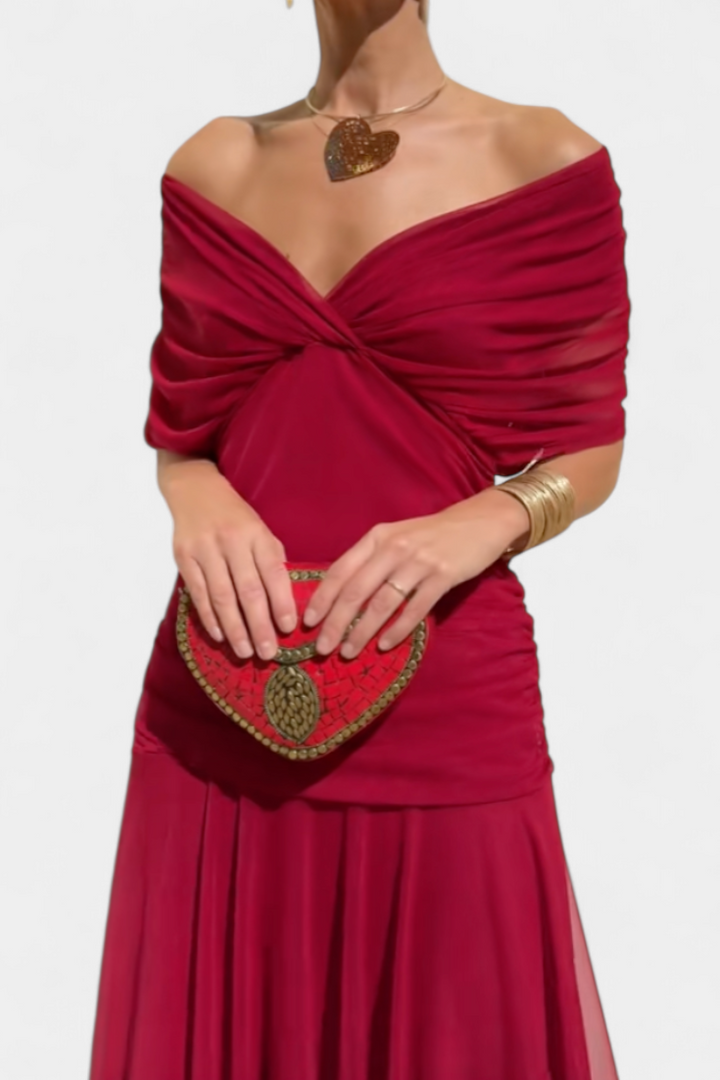 Sophia | Elegant Floral Pleated Dress