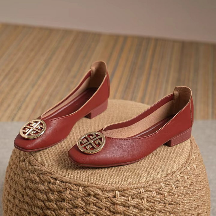 Orchard | Elegant Square Toe Flats