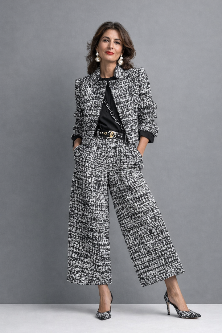 Melize | Elegant Two Piece Trouser Set