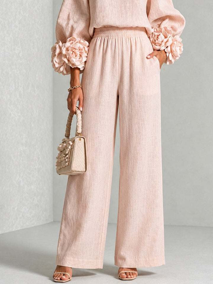 Rosalie | Floral Cuff Two Piece Set