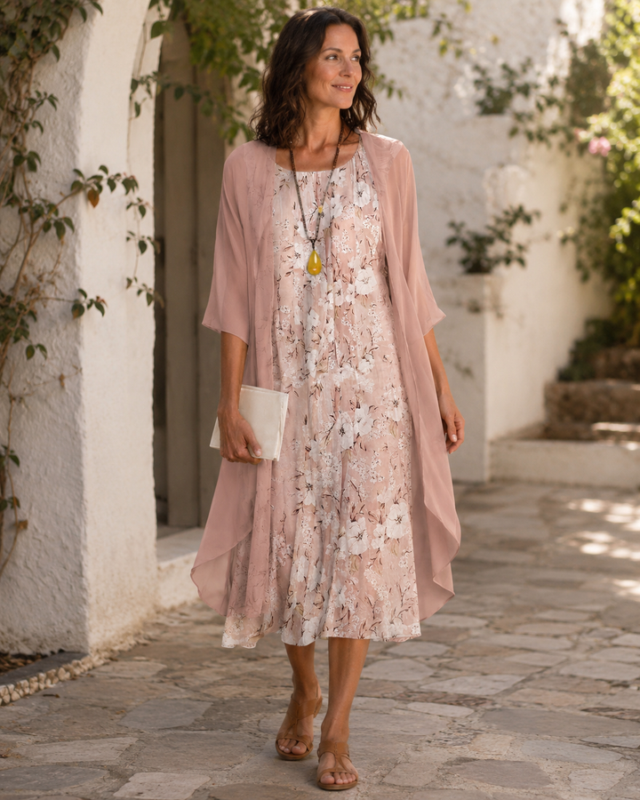 Georgia | Floral Layered Two-Piece Set